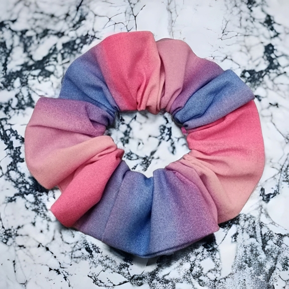 Cotton Candy Colorful Scrunchie - Picture 14 of 15
